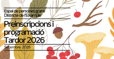 Informació molt important!! Preinscripcions Tardor 2026🍁🍁