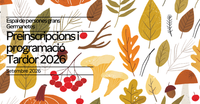 Preinscripcions Tardor 2026 – Germanetes