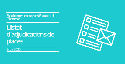 Cursos estiu 2026: Resultats de l’adjudicació de places
