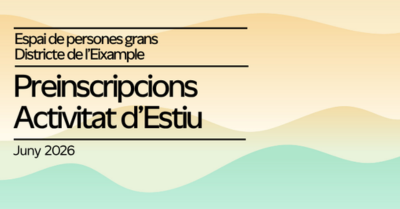 Informació molt important!! Programació Estiu 2026 🎉☀️