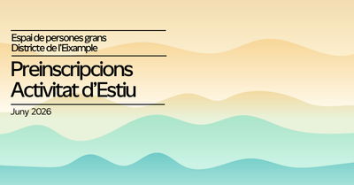 Preinscripcions i Programació Estiu 2026 – Maria Aurèlia Capmany
