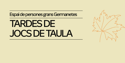 Tardes de joc lliure tardor 2026